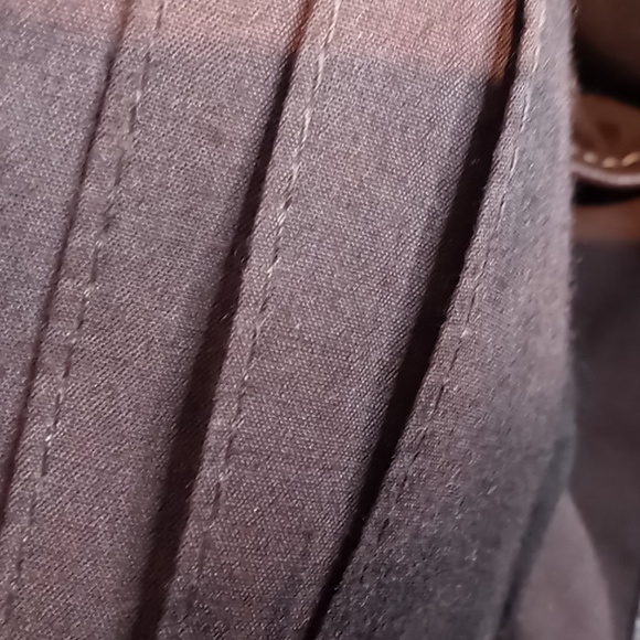 Sears- All Leather Shoulder Bag -Y2K/Bohemian/Minimalist- Brown - Picture 15 of 15